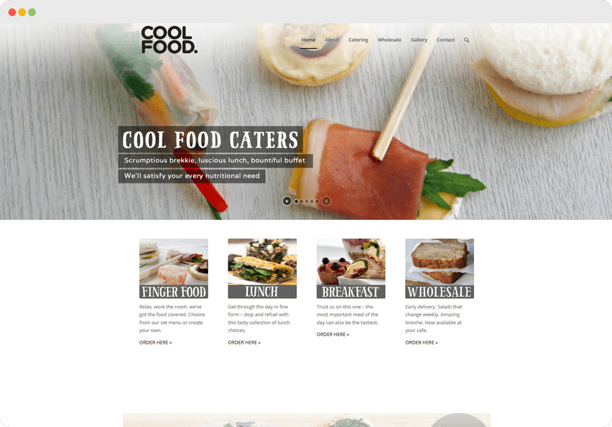 Cool Food website