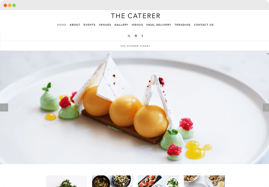 The Caterer website