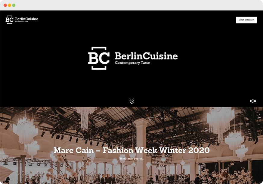 Berlin Cuisine website